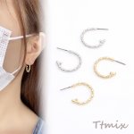 デザインピアス Cフープ 2.4×21mm（2ヶ）