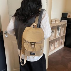 リュック 2way ショルダーバッグ 男女兼用 レトロデザイン ナイロン素材 通勤 通学 旅行 インスタ映え オシャレ（1ヶ）