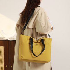 トートバッグ レディース 2way ショルダーバッグ 大容量 ナイロン 通勤 通学 シンプル お洒落 軽量（1ヶ）