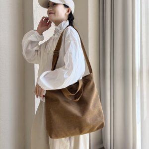 トートバッグ レディース 大容量 斜め掛け 2way 帆布 通勤 旅行 日系 シンプル マグネット留め（1ヶ）