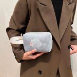 化粧ポーチ コスメポーチ メイクポーチ ポーチ 小物入れ トラベルポーチ 小さめ 機能的 かわいい 自立 可愛い 縦型 収納 整理 修学旅行 出張 運動（1ヶ）