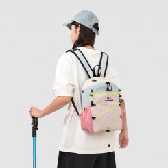 2way リュックサック 通学 通勤 トラベルバッグ ポリエステル ツートンカラー 登山 ハイキング 小旅行 おしゃれ 丈夫 多機能（1ヶ）