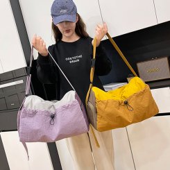 トラベルバッグ レディース 荷物袋 大容量 ドライウェット分離 通勤 アウトドア ヨガ フィットネス 短い旅行 多機能 収納便利（1ヶ）