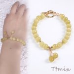 天然石ブレスレット キャッツアイ（1連）