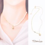 チェーンパールネックレス