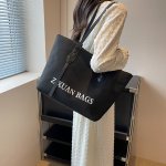 トートバッグ バッグ 大きめ レディース キャンバス ショルダーバッグ PU カジュアル シンプル 通勤 通学 大容量 A4 ビジネス バッグ エコバッグ ショッピングバッグ トートバック おしゃれ（1ヶ）