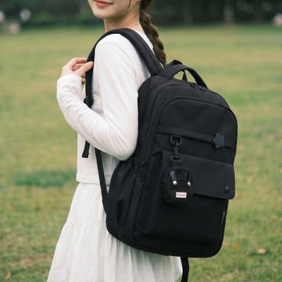 リュックサック 女子大学生 大容量 韓国風 キャンパスリュック 2026新作 通学 旅行 かわいい 使いやすい（1ヶ）