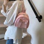 リュック 女子 レディース 通学 通勤 リュックサック おしゃれ 小さめ 合皮 バックパック 大容量 旅行 ミニリュック マザーズリュック カジュアル（1ヶ）