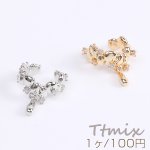 高品質ジルコニアイヤーカフ しずく型 18mm 片耳用（1ヶ）