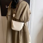 ショルダーバッグ レディース 大人 軽量 PUレザー 斜めがけバッグ 肩掛け 通勤 シンプル バッグ 鞄 通学 人気 大容量 旅行バッグ レジャー 多収納（1ヶ）