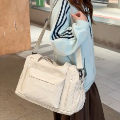 旅行バッグ ビジネス・レジャー兼用 トートバッグ 大容量 軽量仕様 ドライウェット分離 通勤 ジム 収納便利（1ヶ）