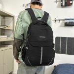 バックパック ビジネスパーソン リュックサック 軽量 通勤 通学 お洒落 ナイロン生地（1ヶ）