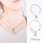 カラフルビーズネックレス
