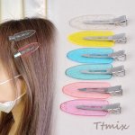 アクリルヘアクリップ ヘアアクセサリー 18×59mm（10ヶ）
