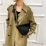 ワイド ショルダーバッグ 長さ調節可能 レディース 三角形 斜めがけバッグ PUレザー クロスボディー 大人 秋冬 ミニ 小さめ 鞄 カバン かばん 通勤ショルダーバッグ（1ヶ）