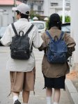 リュックサック 学生・社会人用 大容量リュック デニム キャンバス 水洗い加工 通勤 通学 旅行 アウトドア 男女兼用 おしゃれ ビンテージ風（1ヶ）