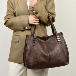 トートバッグ レディース 2way バッグ 大容量 PU素材 通勤 通学 お洒落 マルチ収納 2026トレンド（1ヶ）