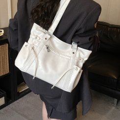 トートバッグ レディース 2way バッグ 大容量 通勤 旅行 2026年新作 お洒落 ソフト素材（1ヶ）