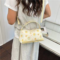 レディース 2way ショルダーバッグ ナイロン トートバック 通勤 旅行 お洒落 可愛い ヴィンテージ アンティーク デザイン（1ヶ）