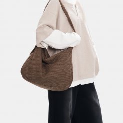 ショルダーバッグ レディース 2way ショルダーバッグ 大容量 コール天 ラウンドファスナー 通勤 通学 お洒落 可愛い 便利（1ヶ）