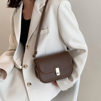 ショルダーバッグ レディース 2way ショルダーバッグ PU カバン カラーブロック レトロ お洒落 通勤 お出かけ プレゼント（1ヶ）