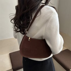 小方包 レディース 2way 斜挎包 韓国風 ウインター 新作 ラウンドファスナー お洒落 通勤 買い物 マルチ使い 可愛い（1ヶ）