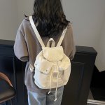 リュック 小さめ リュックサック レディース 通勤 通学 おしゃれ リュック キャンバス バックパック 軽量 大容量 女の子 学生 中学生 高校生 鞄（1ヶ）