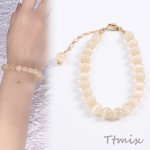 天然石ブレスレット キャッツアイ（1連）