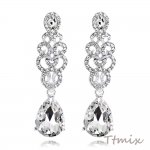 ブライダルアクセサリー 花嫁アクセサリー ウェディングアクセサリー ピアス しずく型（1ペア）