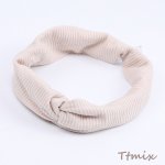 クロスヘアバンド ヘアアクセサリー ヘッドバンド ベージュ（1ヶ）
