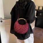 編みバッグ レディース 2way バッグ スエード風 ファスナー開閉 通勤 お出かけ 個性派 お洒落（1ヶ）