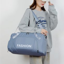 2way ショルダーバッグ トートバッグ 学生 ビジネスマン 大容量 収納 オックスフォード素材 出張 旅行 ジム ヨガ 多用途 軽量（1ヶ）