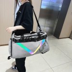 ボストンバッグ レディース 旅行バッグ 旅行 大容量 軽量 軽い ナイロン ショルダー 1泊 2泊 一泊 二泊 2way トートバッグ かわいい おしゃれ ファスナー付き 出張 国内 出産 入院 大人 肩がけ（1ヶ）