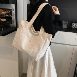 トートバッグ レディース 軽い 通勤バッグ 大人 大きめ 2way キャンバス 軽量 バッグ 手提げバッグ 通勤 通学 おしゃれ 実用的 ギフト（1ヶ）