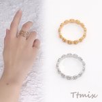 高品質レディスリング 指輪 幅約3mm（1ヶ）